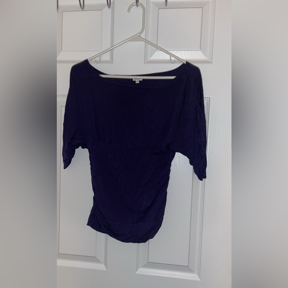 💜 EUC Preloved Dark Purple Kismet Dress Top